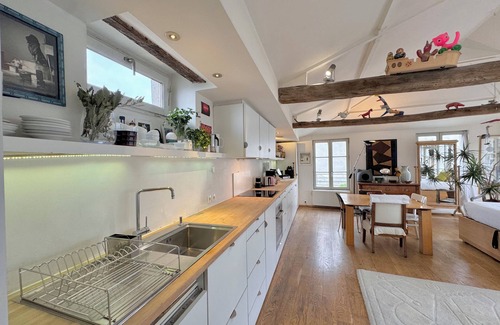 Quartier de la Folie-Mericourt Apartment | Loft Marais 100 m2 in the heart of Paris