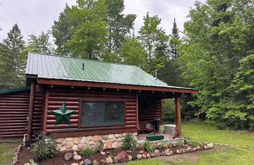 Cheboygan Cabin | Log Cabin near Mackinaw, Mullet & Burt Lake!