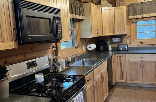 Colebrook Ski Chalet | Log Cabin on 6 acres w/direct ATV trail access, SouthWest Mountain views/sunsets