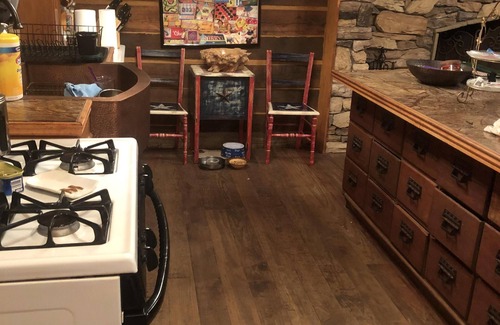 Milam House | Log Cabin on Lake Front Property! New Spa! New Grill! We have internet!