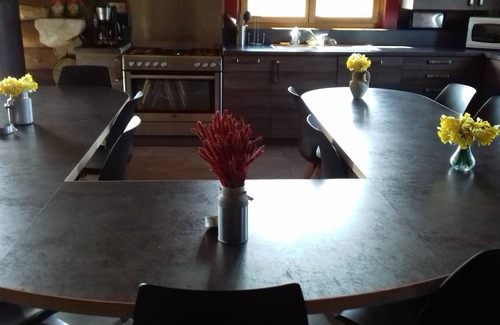 La Pesse House | Log cabin with 25 m2 terrace and unobstructed view