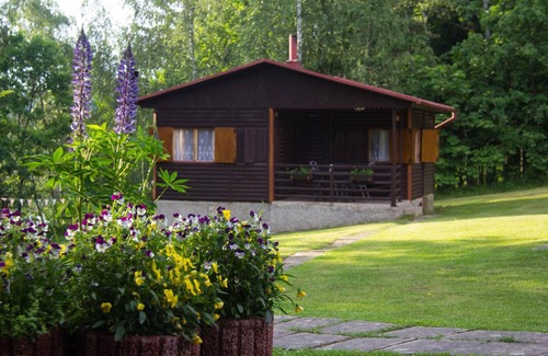 Zeliv Cabin | Log Cabins In The Beautiful Highlands Of Zeliv, By A Lake and forest. Oak cabin