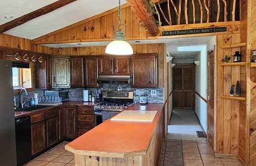 Millerton House | Log Home w/Mtn & Lake View- Central Air, Fiber Internet, Covered Porch, Firepit
