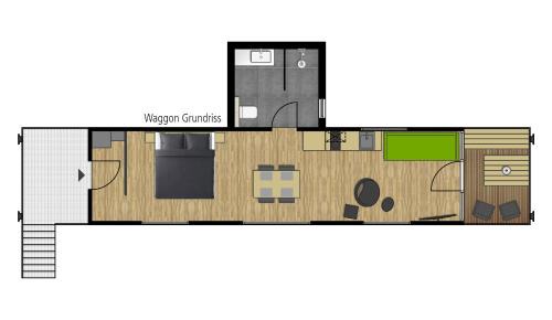 Stadtlohn Apartment | LokoMotel-Waggon, Luxus Appartment im Eisenbahnwaggon