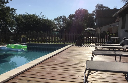 Lamonzie-Saint-Martin House | Longère du 18ème aux Portes de Bergerac, Entièrement Rénovée Avec Piscine Privée