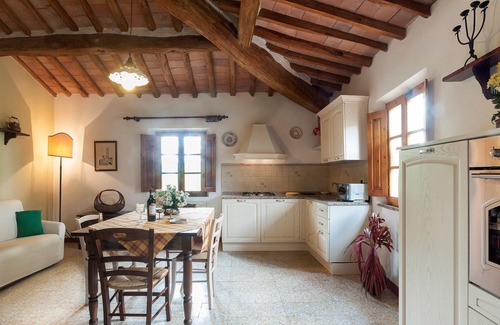 San Gimignano Apartment | Lovely apartment for 4 guests with pool, WIFI, A/C, pets allowed, panoramic view and parking