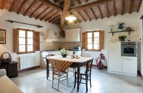 San Gimignano Apartment | Lovely apartment for 4 guests with pool, WIFI, A/C, pets allowed, panoramic view and parking