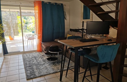 Petit-Bourg House | Lovely duplex apartment on the ground floor, garden and swimming pool. Small pets accepted!