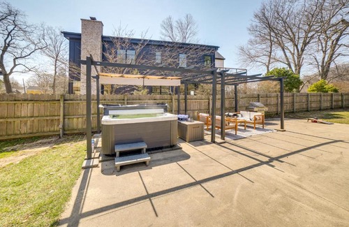 Saugatuck House | Lovely Kalamazoo River Home with Dock and Hot Tub