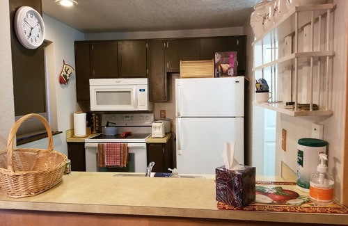 Federal Way Condo | Lovely One Bedroom Condo with Indoor Fireplace