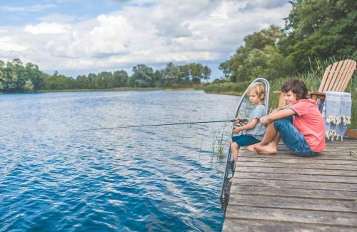 Brzozie House | Lunette Lodge for 10 guests, 50 m from the lake, sauna, hot tube