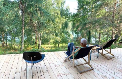 Brzozie House | Lunette Lodge for 10 guests, 50 m from the lake, sauna, hot tube