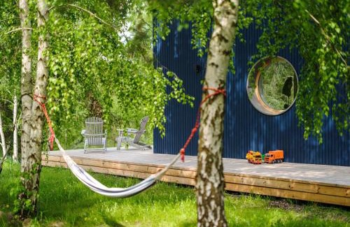 Brzozie House | Lunette Lodge for 10 guests, 50 m from the lake, sauna, hot tube