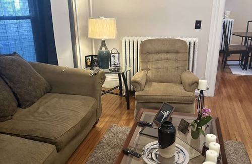Downtown Rochester Apartment | Luvable Suites cozy two bedroom. Close to downtown, I-490, and I-590 and more.