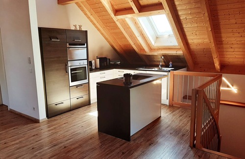 Rot an der Rot Apartment | Luxurious and modern top floor apartment with terrace