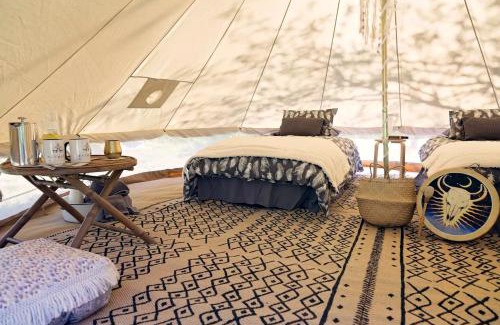West Stayton House | Luxurious Tent Vacation Rental on Glamping Site near Salem, Oregon