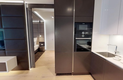 Timmendorfer Strand Apartment | Luxury apartment 0.11 with sauna, beach chair, loungers and large terrace.