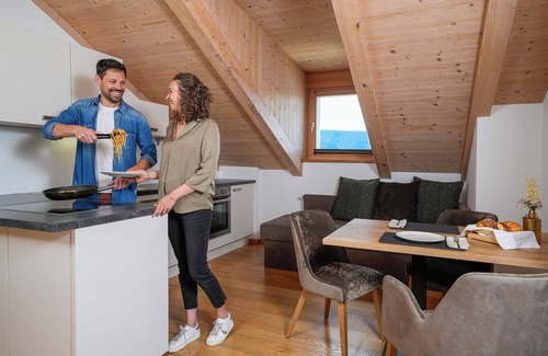 Nova Ponente Apartment | Luxury Apartment "Weißhorn" with Mountain View and private Steam Sauna