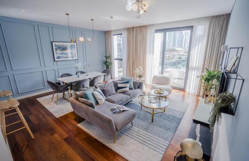 Al Wasl Apartment | Luxury Apartment with Pool, Patio & Gym in City Walk By ĀYA Boutique