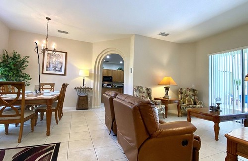 Legacy Park Villa | Luxury Home, Arcade, Heated Private Pool Free, Near Disneyland. Pet Friendly.