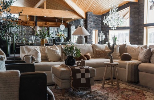 Skelleftea O Villa | Luxury Log Home villa right on the river in Sweden