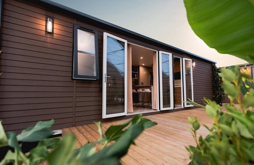 Luxembourg Ardennes House | Luxury mobile home at Resort Walsdorf, Luxembourg, 6 guests, 2 baths, terrace. Nature and relaxation await.