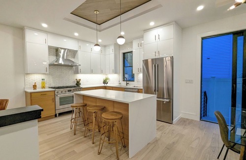 Nonantum House | Luxury townhouse 6 Miles from Boston. New construction. Monthly rents