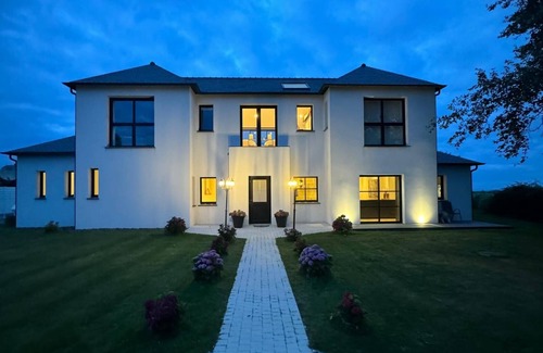 Plouider Villa | Luxury Villa with panorama sea view + privat wellness area + sauna + swim SPA