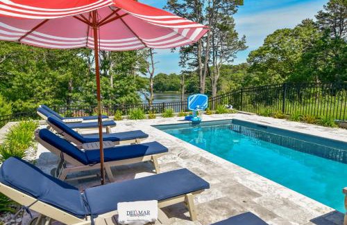 South Yarmouth House | Luxury Waterfront Home w Heated Pool and Hot Tub