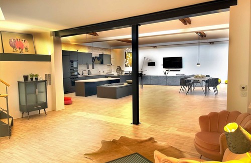 Guetersloh Apartment | Luxus Wellness Loft - 245qm - Designwohnen im Zentrum - Luxus Wellness Loft - 245 qm