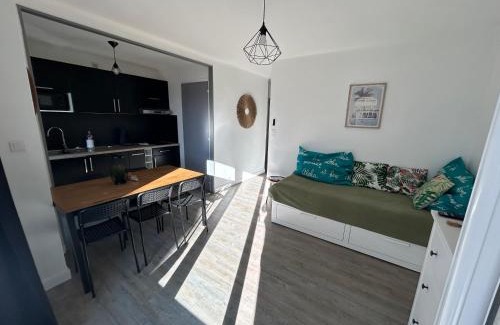 Palavas-les-Flots Apartment | M T2 climatisé à100m de la plage ,des bateaux ,des commerces, Une terrasse ensoleillée