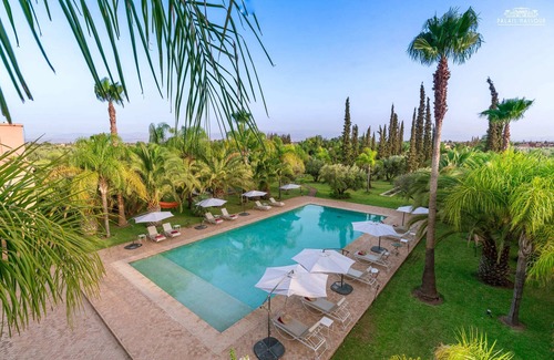Oulad Hassoune Villa | Oriental Palace in a beautiful 2 hectares oasis in the Marrakech countryside