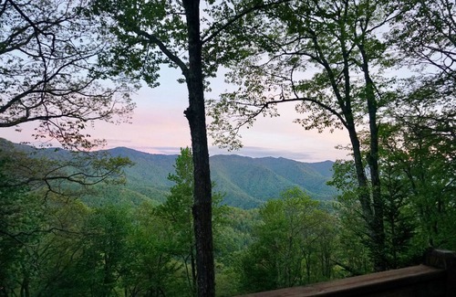 Cranberry Falls Cabin | Maggie Valley Cabin w/Deck & Mtn Views by Blue Ridge Pkwy