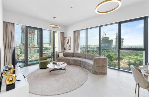 Al Safa Apartment | Magnificent - New 1BR in Canal Front Residences