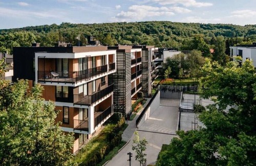Zwierzyniec Apartment | Magnolia garden apartment - four-legged friends also welcome