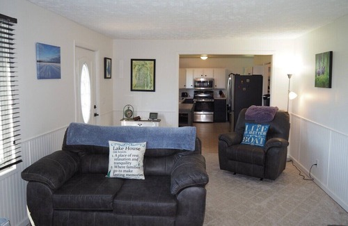 Kalkaska House | Manist-easy - Private Lakefront with Private Dock, Kayaks, and Air Conditioning!