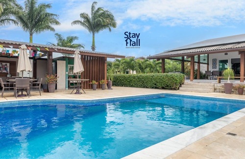 Novo Gravata House | Mansão c 6 Suítes Luxo em Gravatá-SH128