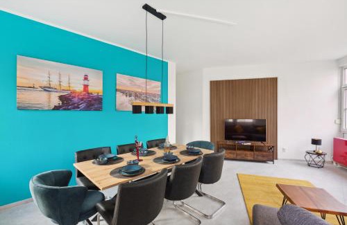 Markranstaedt Apartment | MARLEI 6 Apartment mit 3 Schlafzimmern, gemütlichen Wohnbereich, mit 2 WCs