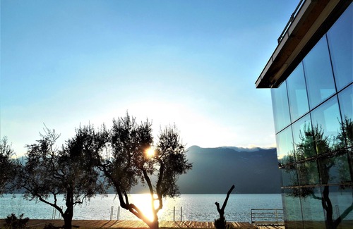 Marone Apartment | Marone: Loreto studio with private garden and mountain view