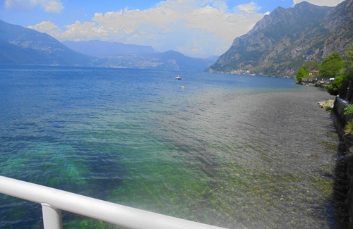 Marone Apartment | Marone: Loreto studio with private garden and mountain view