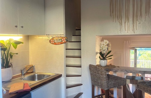 Cogolin Apartment | Mazet 35m2+garden+climate+pool+parking+private domain+tennis