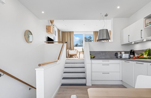 Bockholm House | Meerliebe - sea view, roof terrace, infrared sauna, shower, e-charging station