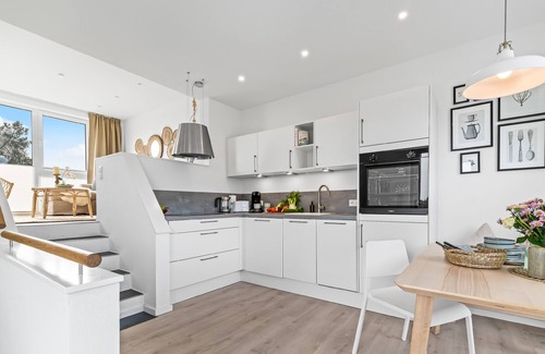 Bockholm House | Meerliebe - sea view, roof terrace, infrared sauna, shower, e-charging station
