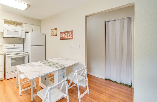 Meridian House | Meridian Townhome w/Patio & Yard: Near Downtown!