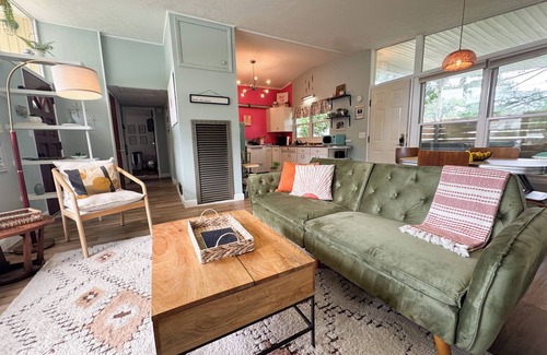 Vermilion House | Mid-Century Modern Themed Surf House