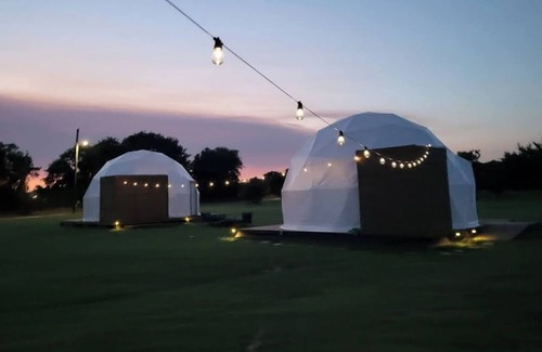 Thackerville Apartment | Midweek Dream Lux Dome near Casino and Lake