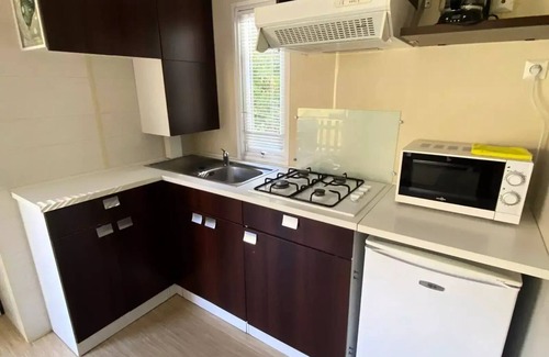 Saint-Pompont House | Mobilheim 2 Schlafzimmer - halb überdachte Terrasse 5 Personen
