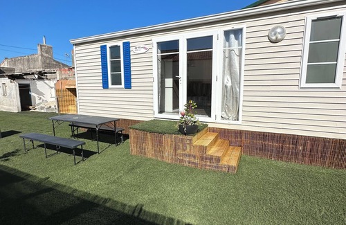Pedrogao House | MobilHome 2 Comfortable 40 m from the Beach with Garden and Barbecue