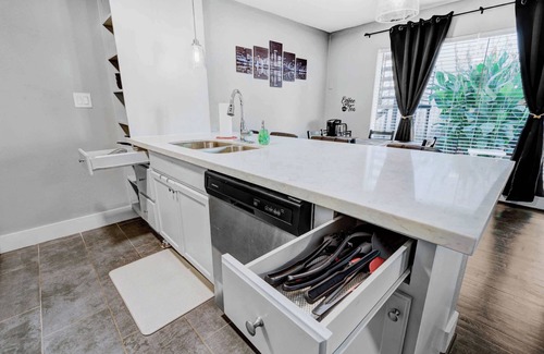 Hyde Park Apartment | Modern 2BR Montrose Walkable Parking Crib