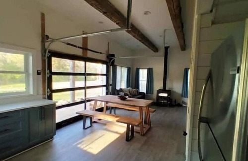 Kelleys Island Cottage | Modern A-Frame + Backyard + Firepit + BBQ